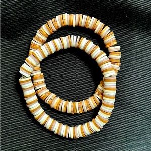 Clay bead bracelets